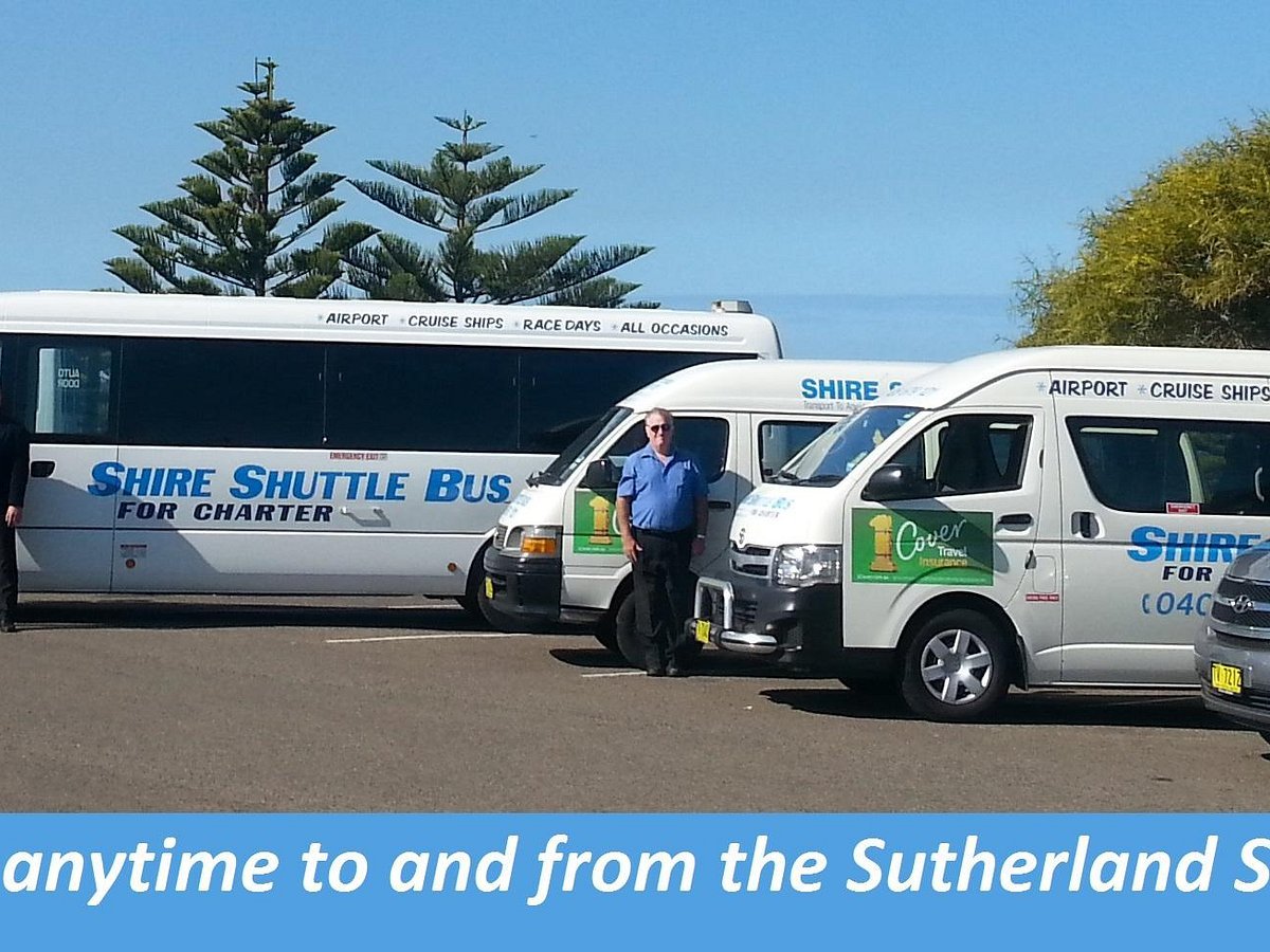 Shire Shuttle Bus fleet ready for airport transfers