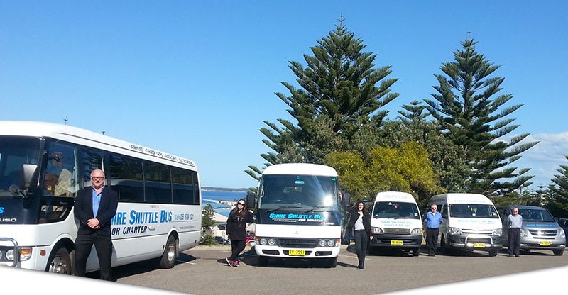 Shire Shuttle Bus fleet at Cronulla